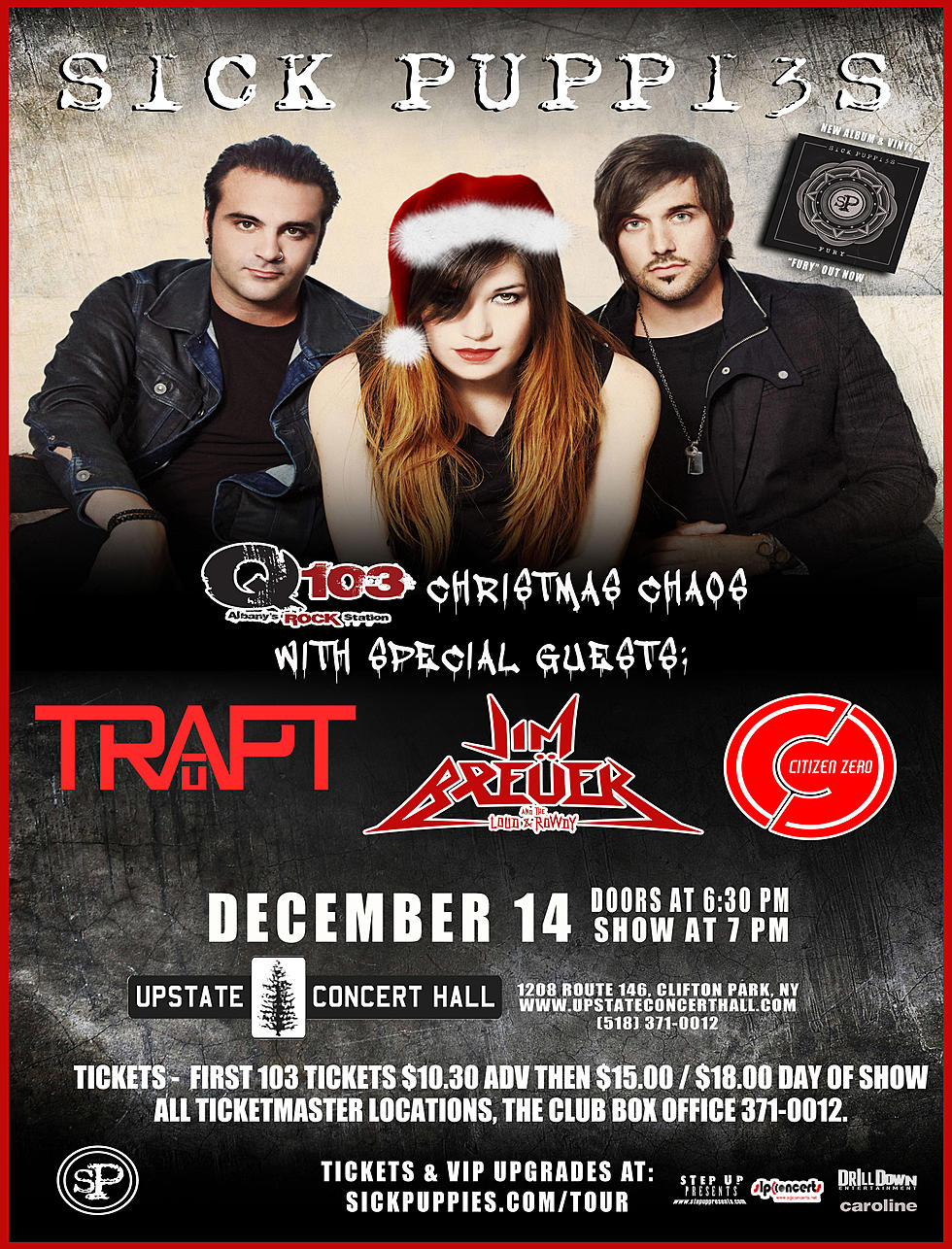 Sick Puppies Emma Anzai Calls in to Talk Q103’s Christmas Chaos 2016