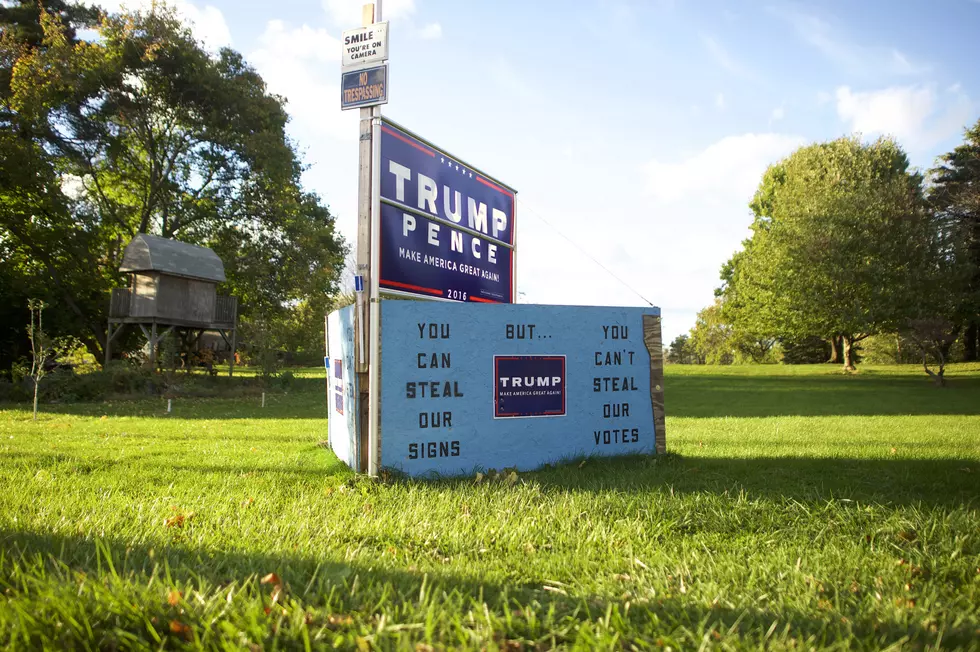 NY Trump Supporter Offers $1,000 for Information on Sign Thief