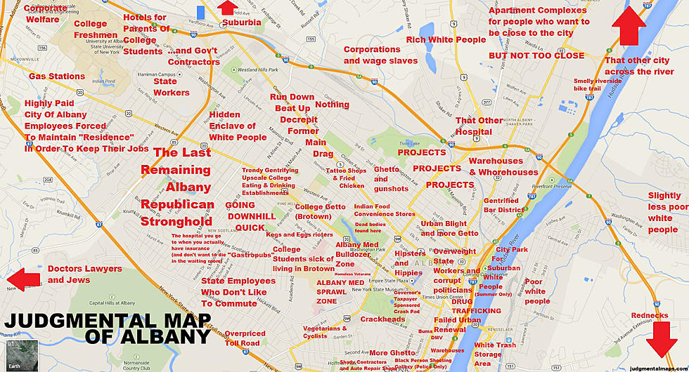 How Accurate is this &#8216;Judgemental Map&#8217; of Albany?
