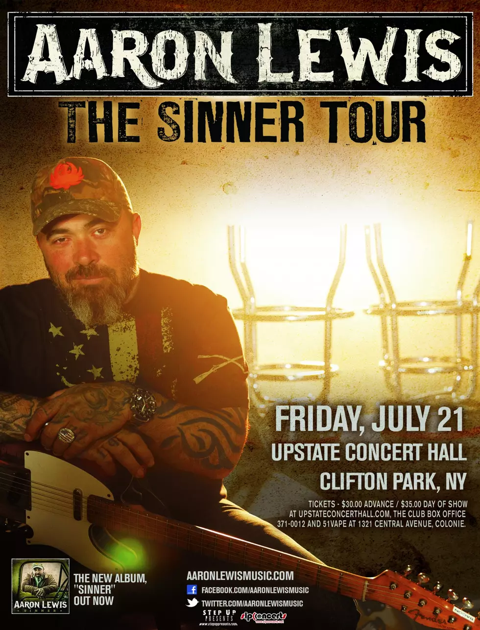 Aaron Lewis Returns to Play the Capital Region this Summer