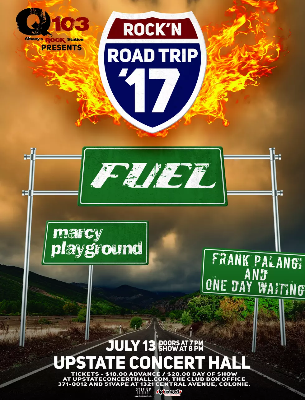 Q103 Presents Fuel&#8217;s &#8220;Rock&#8217;N Road Trip &#8217;17&#8221; Tour at the Upstate Concert Hall