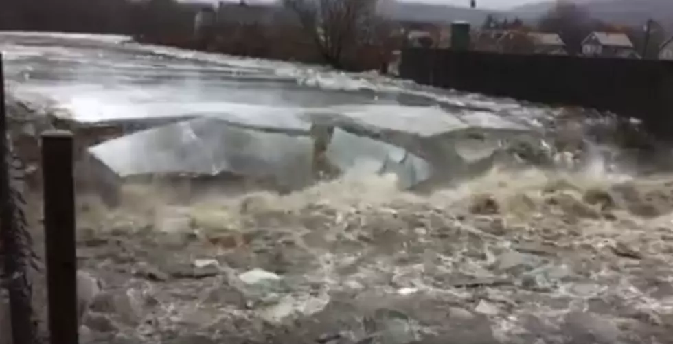 Watch An Ice Jam Breaking on the Hoosic River [VIDEO]