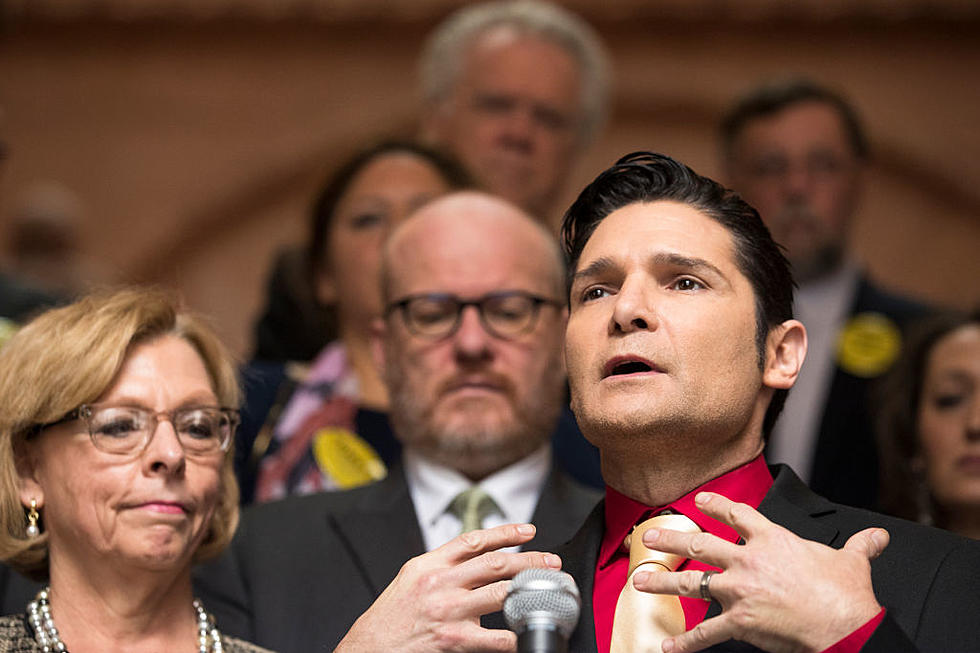 Actor Corey Feldman Spotted in Albany Today