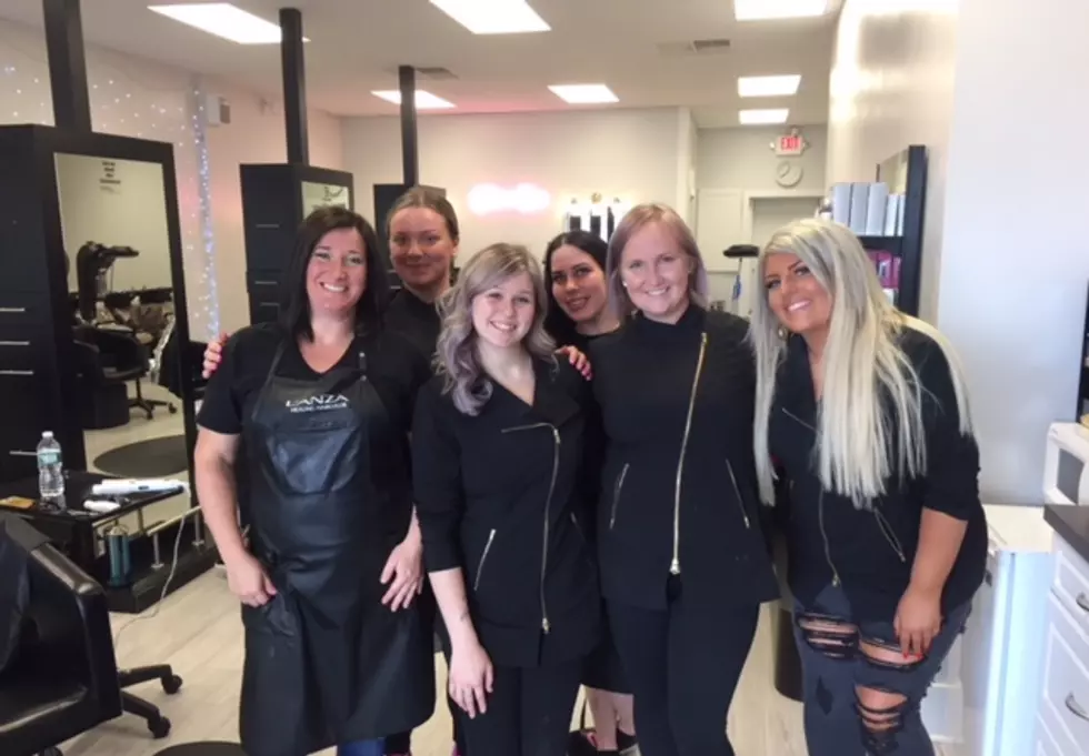 Q103 Work Day Distraction Crashes the New Moon Beauty Studio!