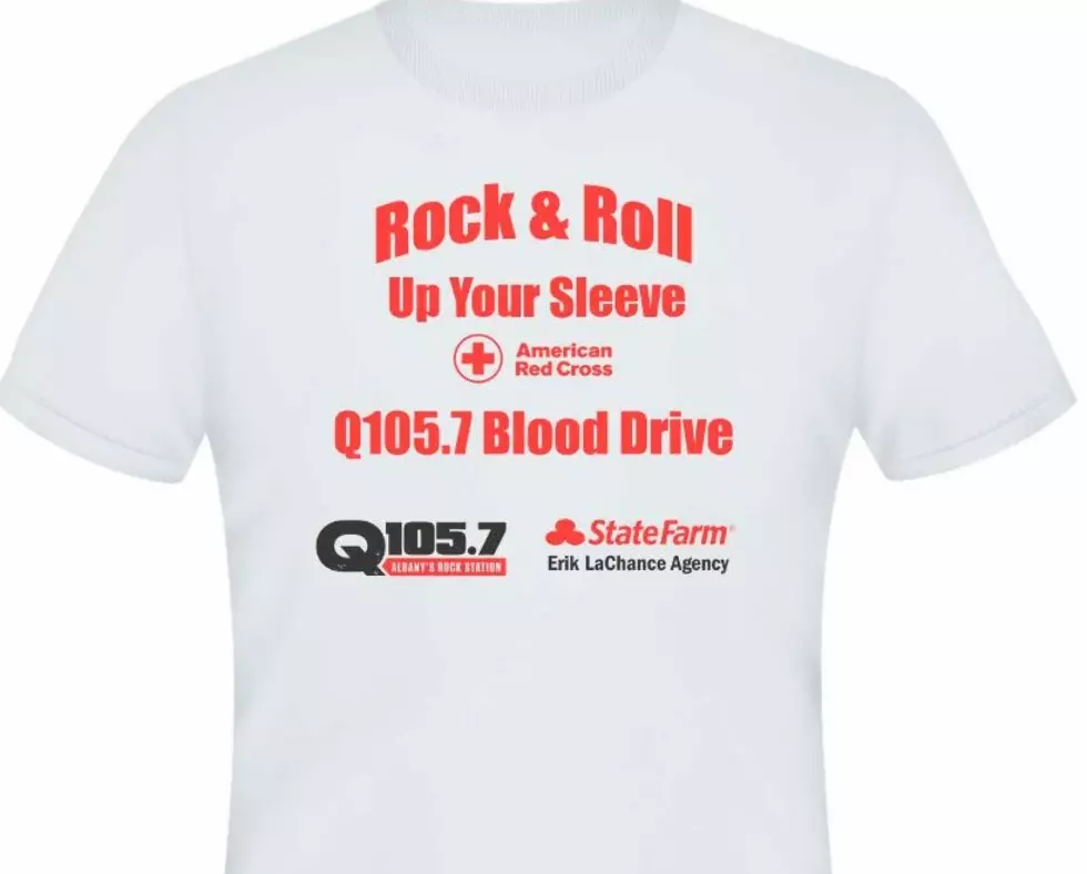 Get Your Free Q1057 Rock & Roll Up Your Sleeve T-Shirt