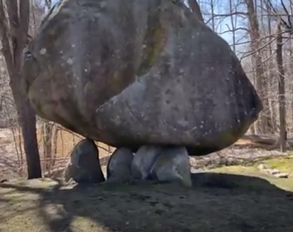 Check Out New York's 'Stonehenge' - New Salem's Balanced Rock