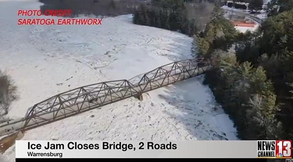 Roads Flooded, Bridge Closed Due to Hudson River Ice Jams