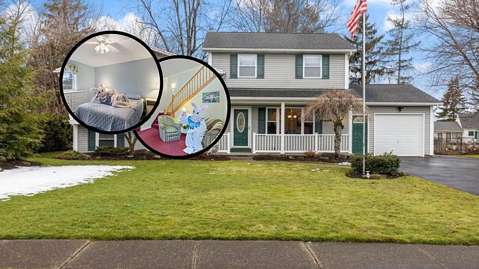 Upstate New York Home For Sale, Umm What’s With This Easter Bunny?