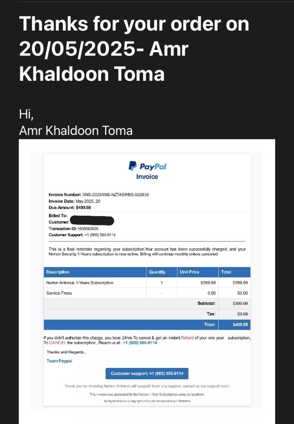 518 News, scam, PayPal
