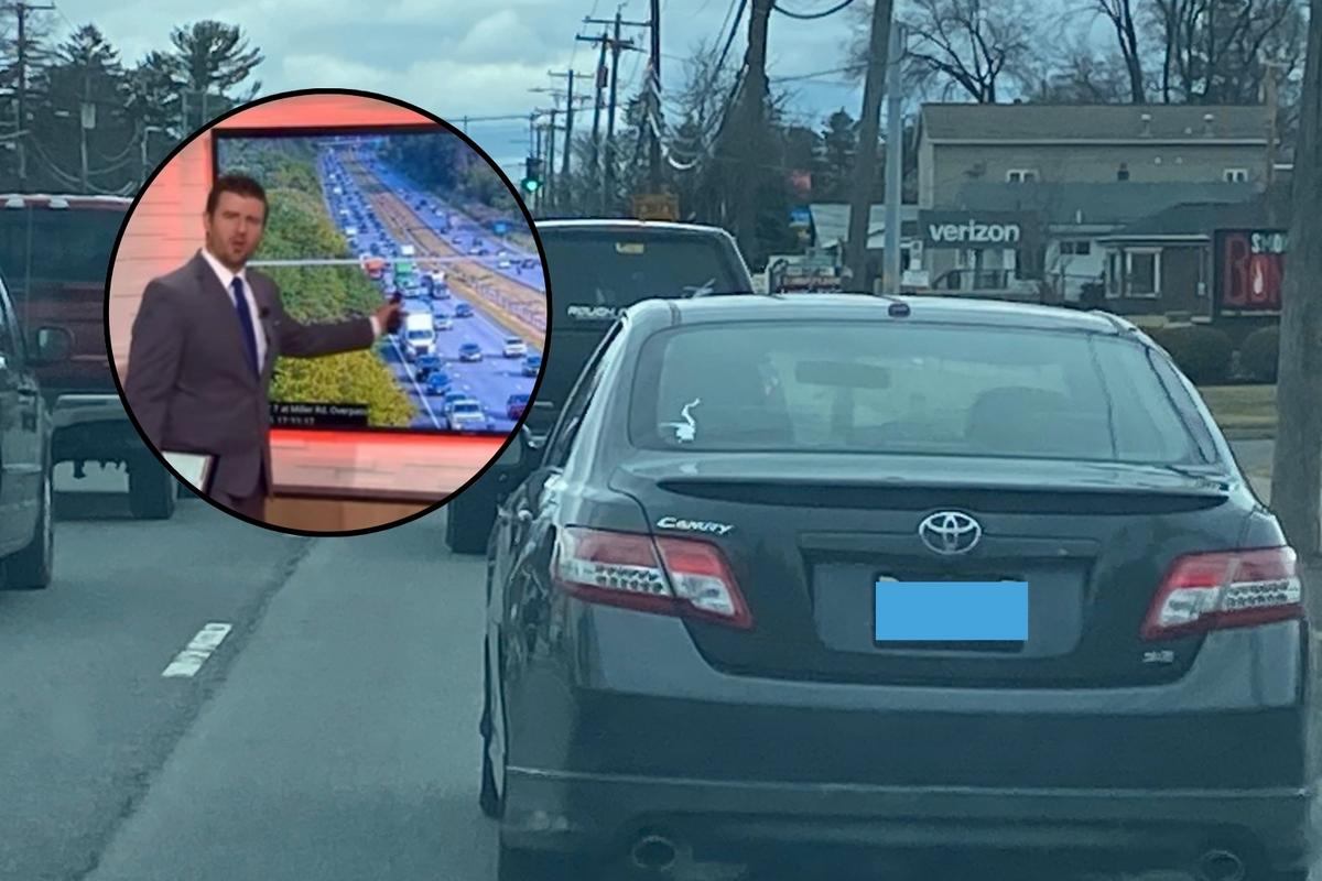 Albany Anchor Catches Egregious Traffic Offense Live