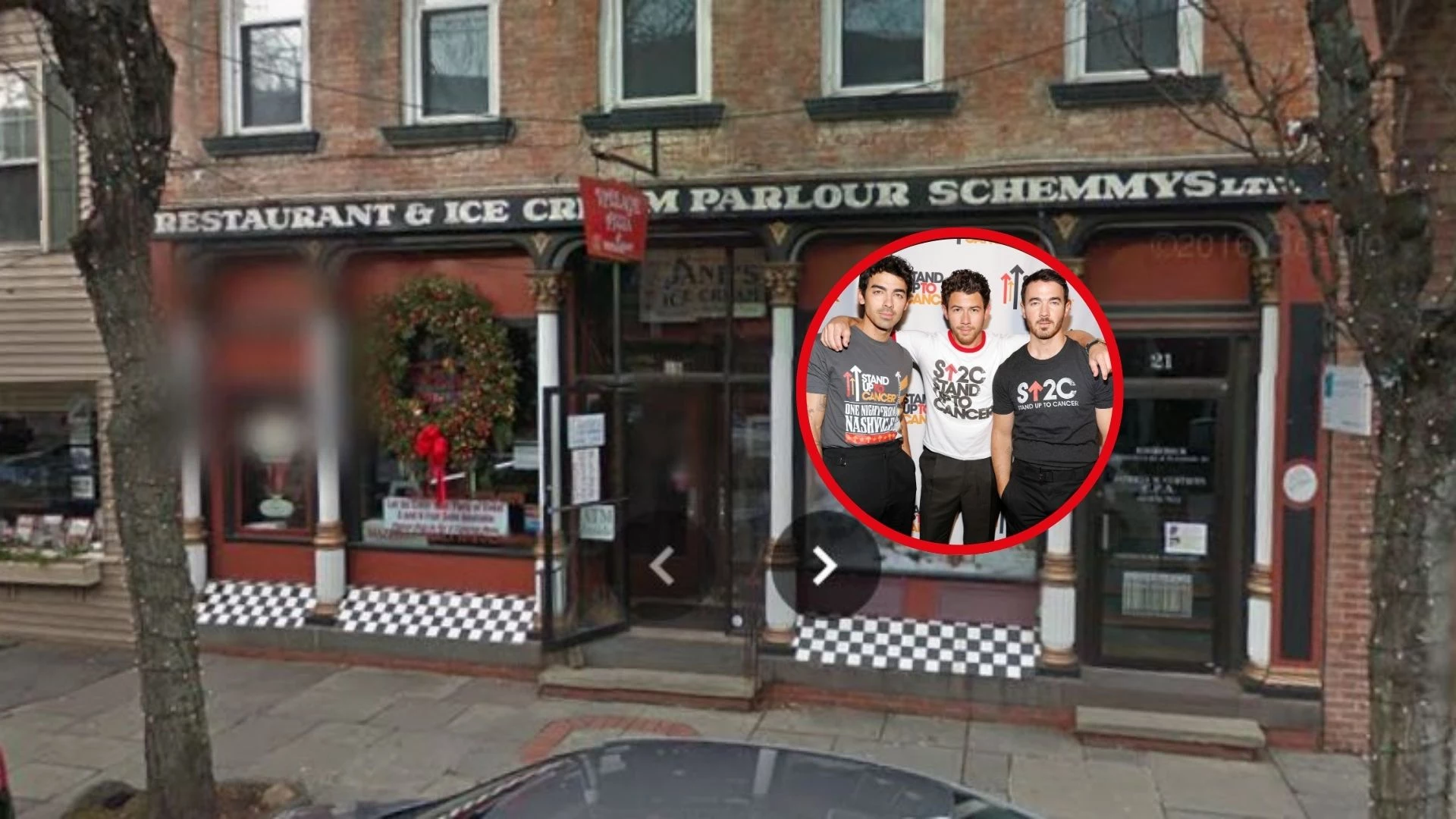Nick And Joe Jonas Spotted Enjoying Pizza In Rhinebeck