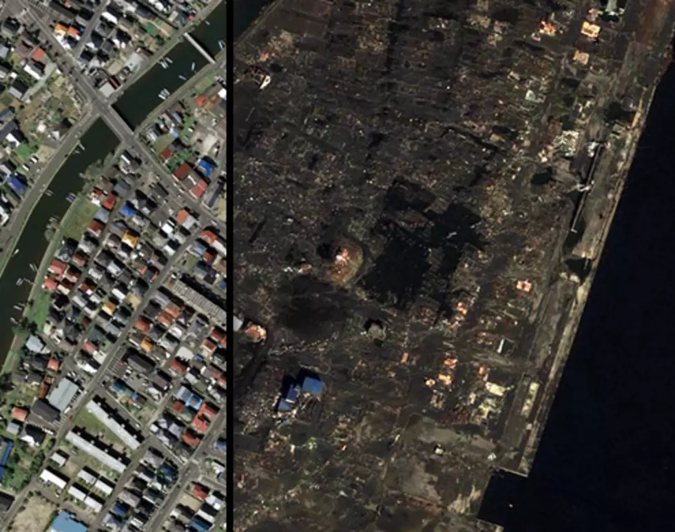 Amazing Before/After Satelite Images Of Japans Landscape