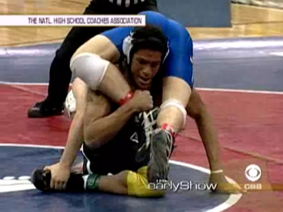 Who Wins A High School Wrestling Championship With Only One Leg? This Guy!
