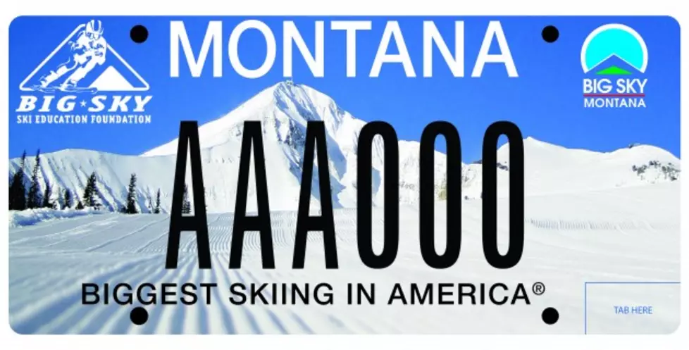 Now Available, A License (Plate) To Ski&#8230; Big Sky