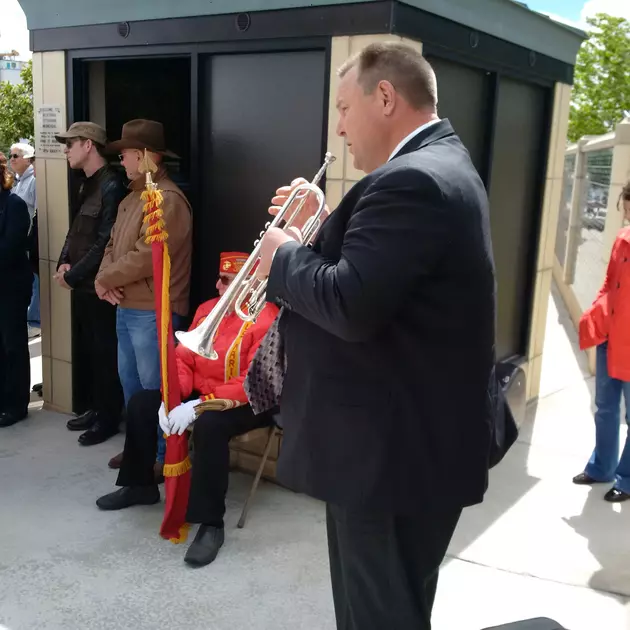 Tester Played Taps at Montana Veterans Memorial