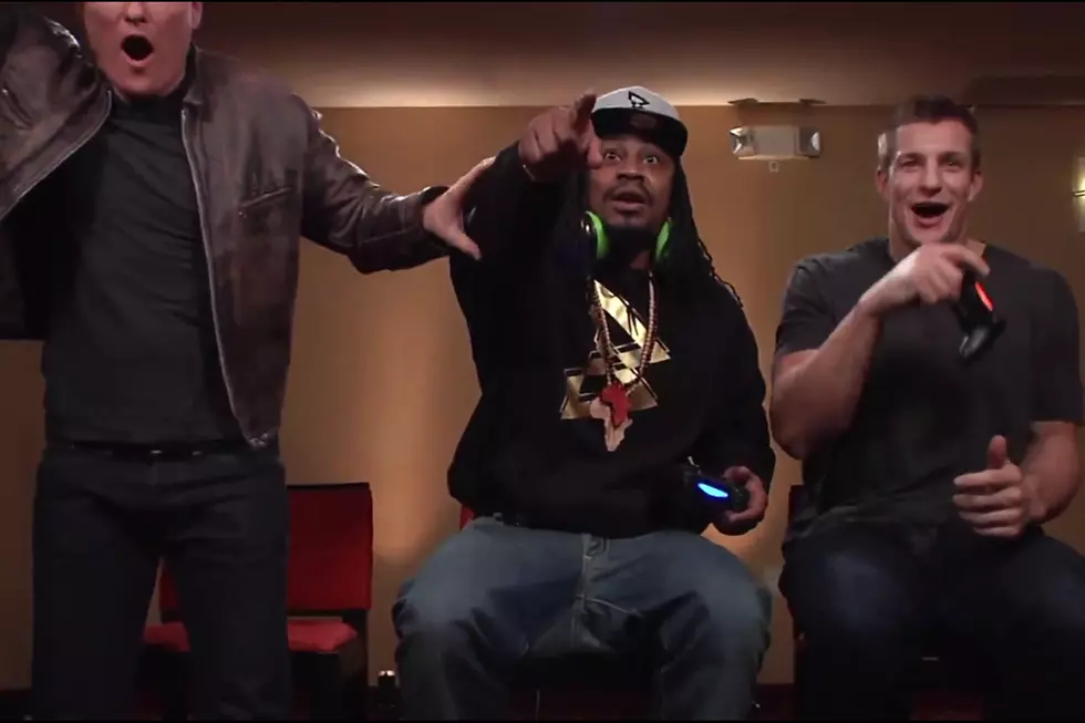 Marshawn Lynch Opens Up While Playing ‘Mortal Kombat X’ With Rob Gronkowski on ‘Conan’