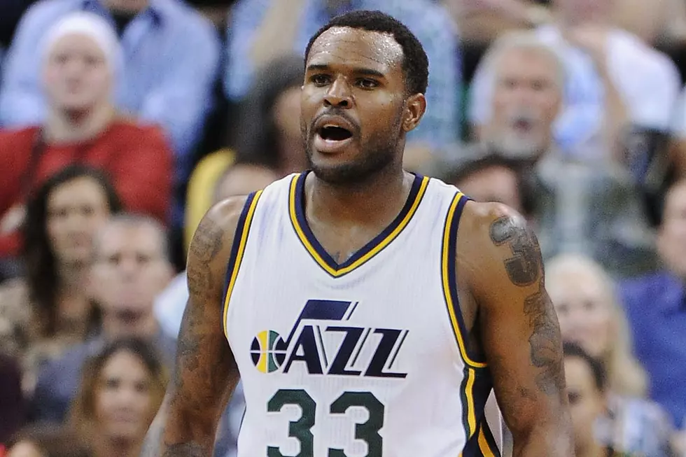 Utah Jazz’s Trevor Booker Beats the Clock With Ludicrous Volleyball Shot