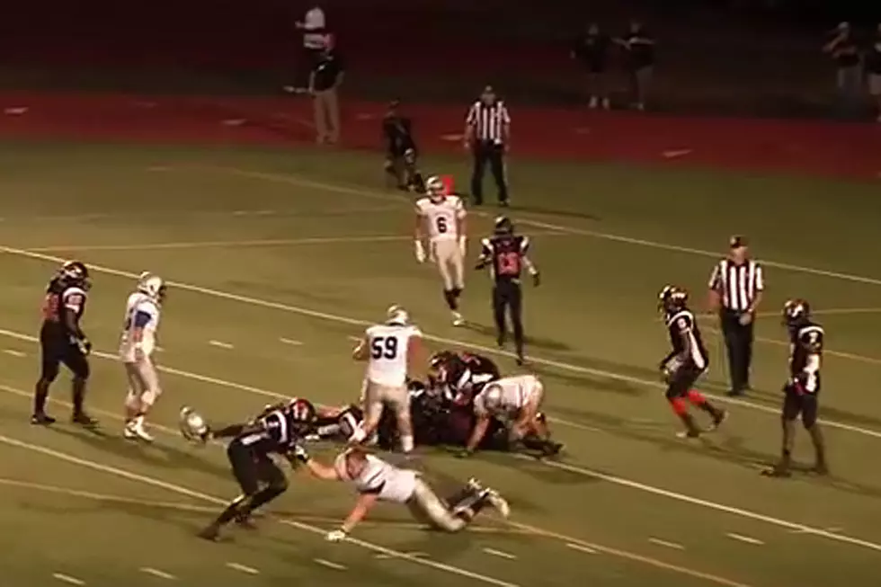High School Football Player Tears Opponent&#8217;s Helmet Off, Smacks Him With It