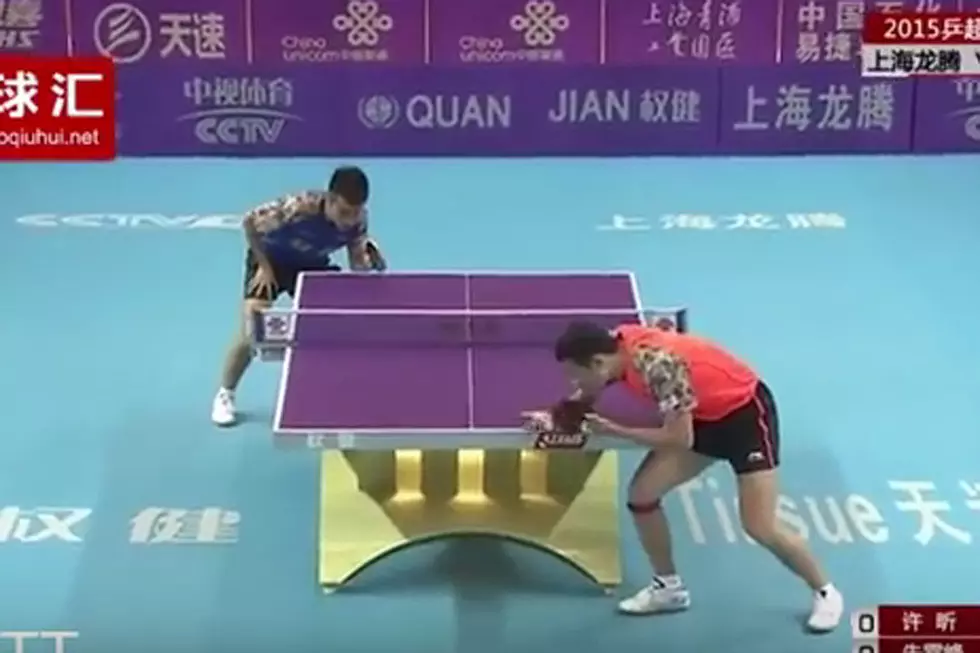42-Shot Ping-Pong Volley Is a Feat of Human Endurance