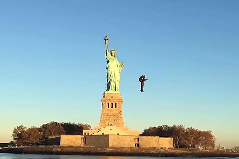 Watch a Man in a Jetpack Fly Around the Statue of Liberty (VIDEO)