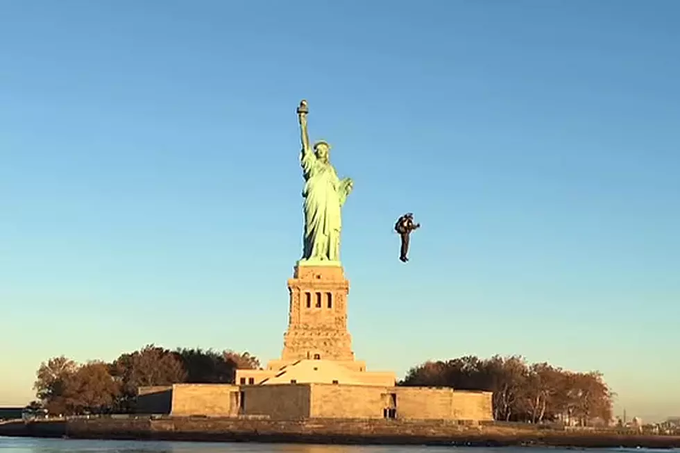 Watch a Man in a Jetpack Fly Around the Statue of Liberty