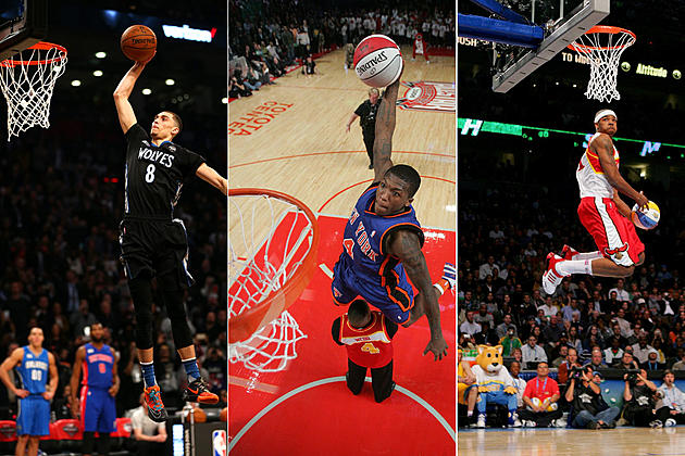 Witness Every Perfect Dunk from NBA All-Star Weekend Ever