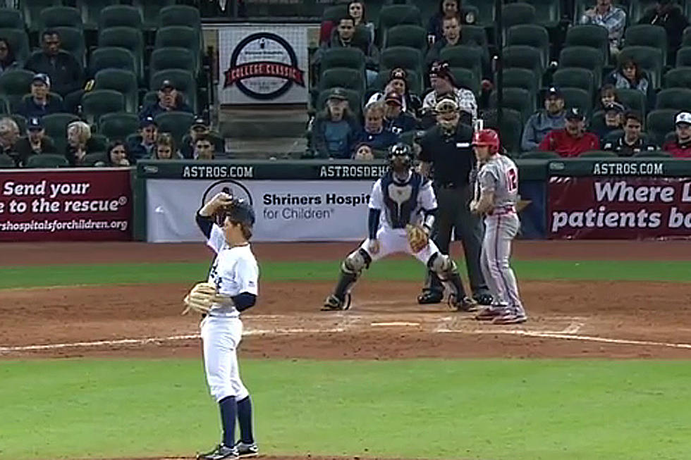 Get a Load of This Deviously Clever Brow-Wiping Pickoff Move