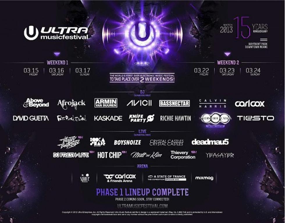 ultra music festival 2013 phase 1 lineup