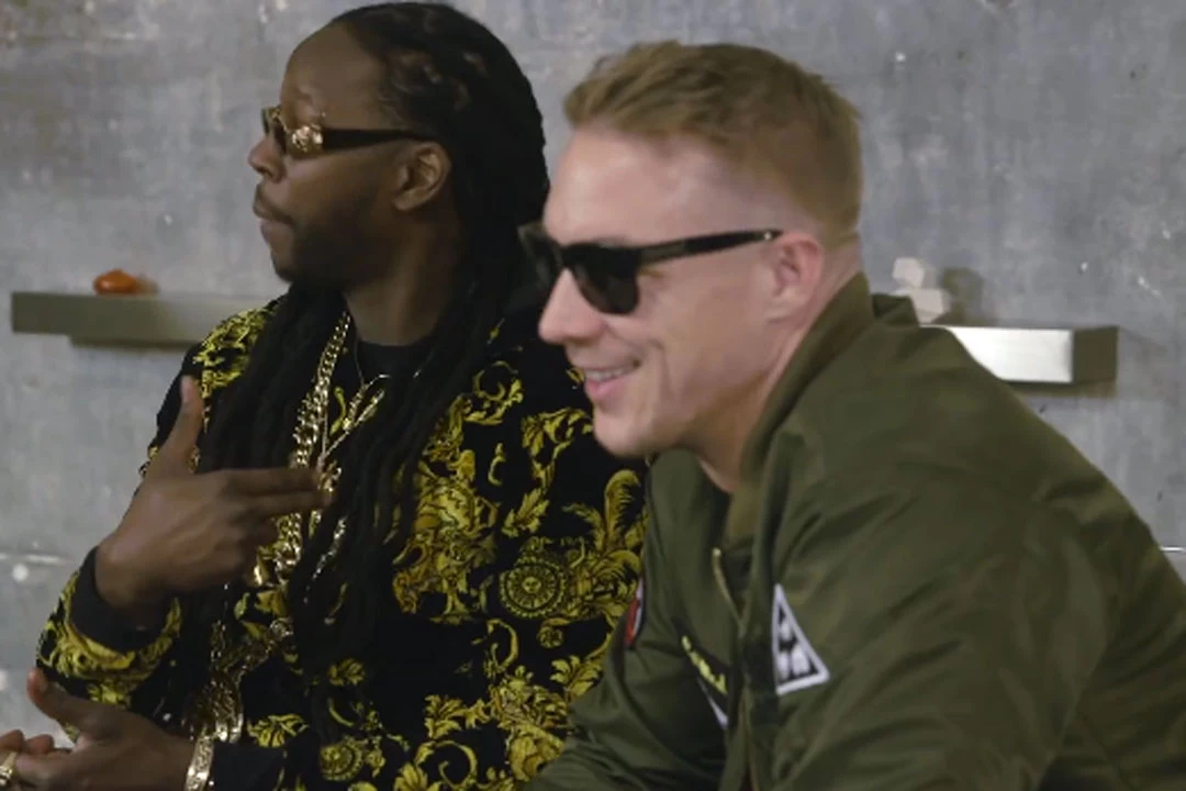 Diplo and 2 Chainz Try on Some Expensive Sunglasses