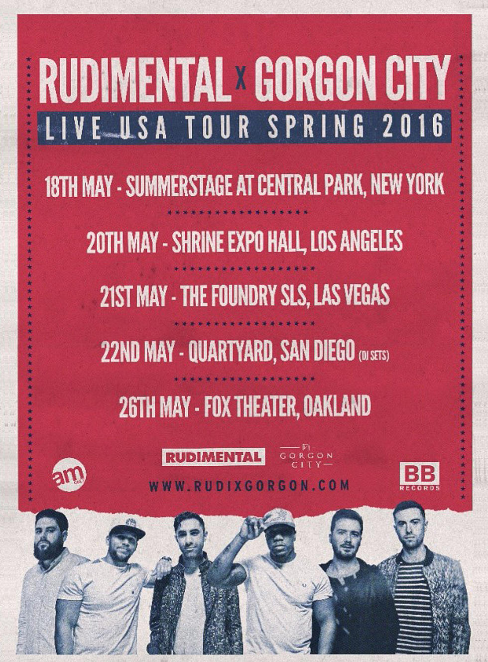 Rudimental And Gorgon City Announce Live North American Tour