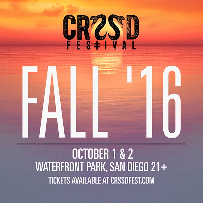 CRSSD Announces 2016 Fall Dates