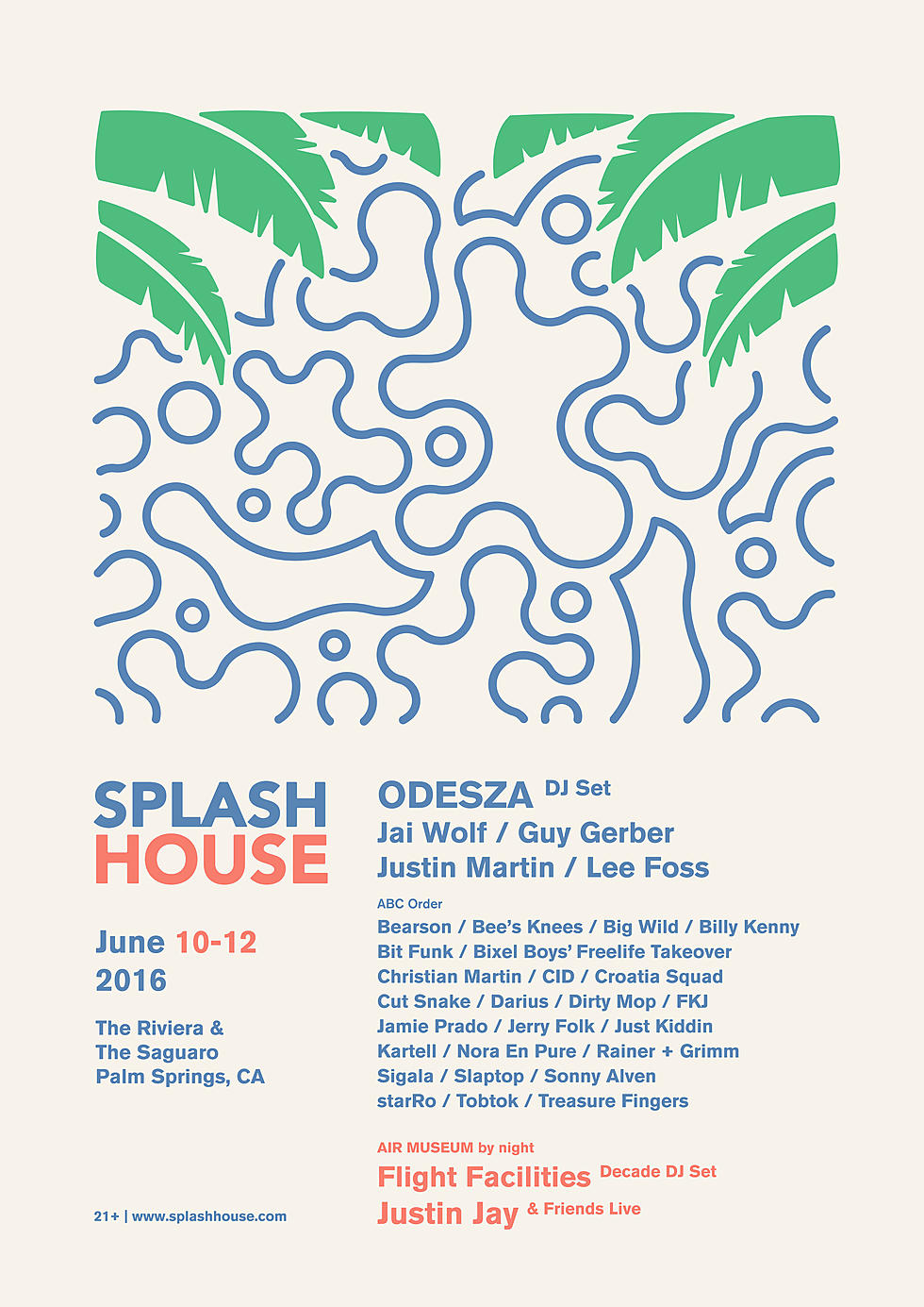 Splash House Releases Lineup for June (10-12) & August (12-14) Festivals