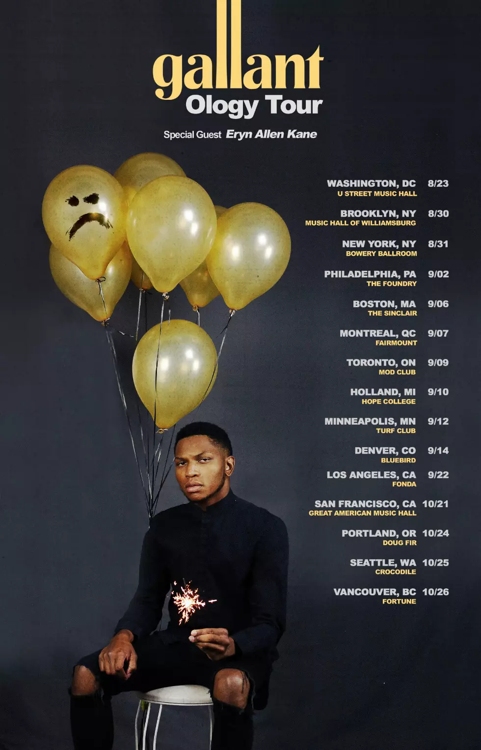 Gallant Announces Ology Tour with Support from Eryn Allen Kane