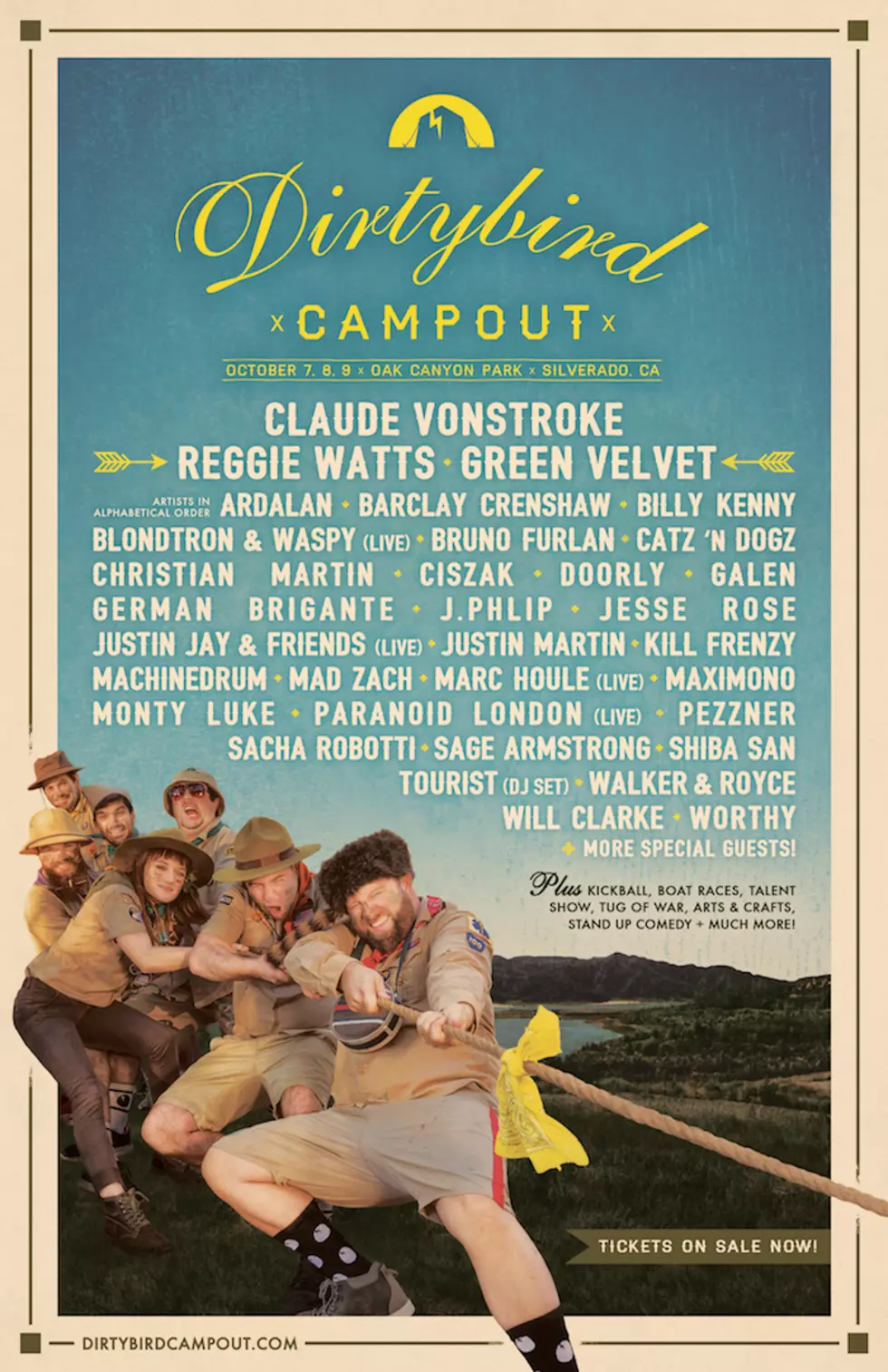DIRTYBIRD Releases Phase 2 Lineup for CAMPOUT in Silverado Oct 7, 8 & 9