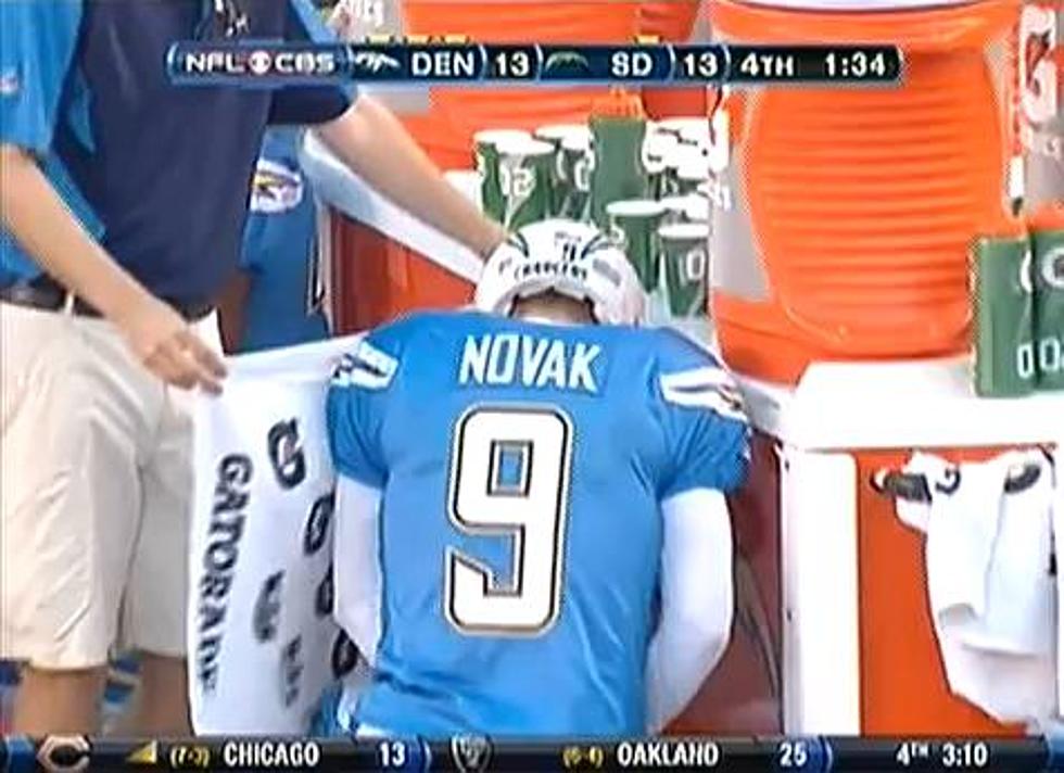 Charger&#8217;s Kicker Nick Novak Caught On TV Relieving Himself [VIDEO]