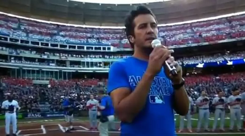 Luke Bryan Sings The National Anthem At MLB All Star Game [VIDEO]