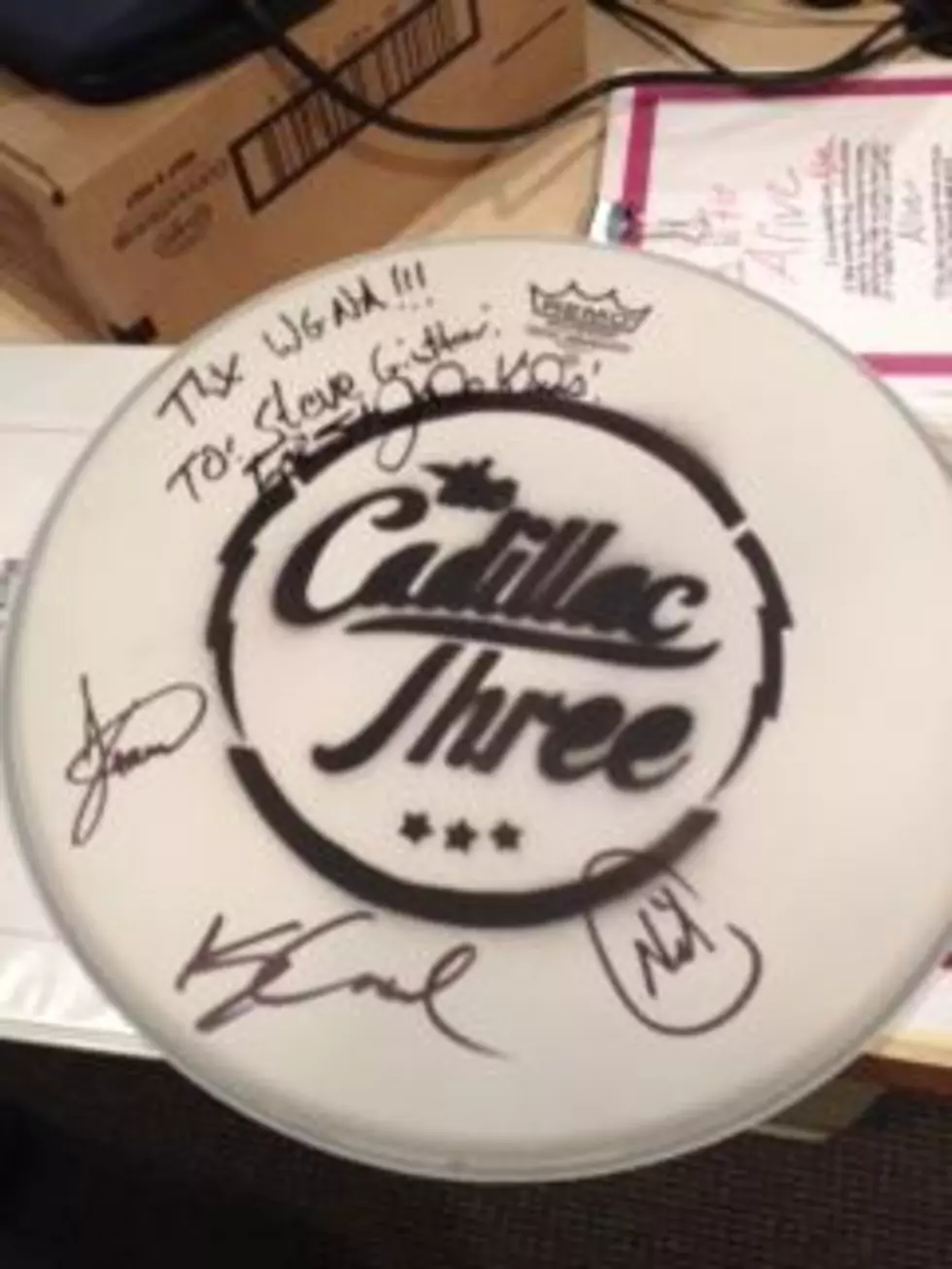 Win A Drum Head Signed By The Cadillac Three For St. Jude Kids