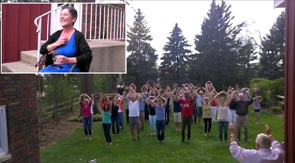 Daughter Creates ‘Flashmob’ To Show Her Terminal Mother She Is Not Alone- You Will Need Tissues [VIDEO]