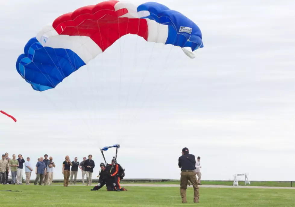 President George H. W. Bush Skydiving at 90! [Watch]