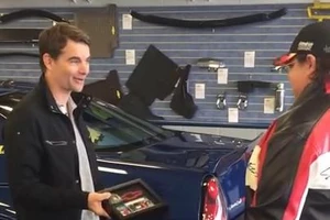 Jeff Gordon Surprises A Fan With A Very Special Car [VIDEO]