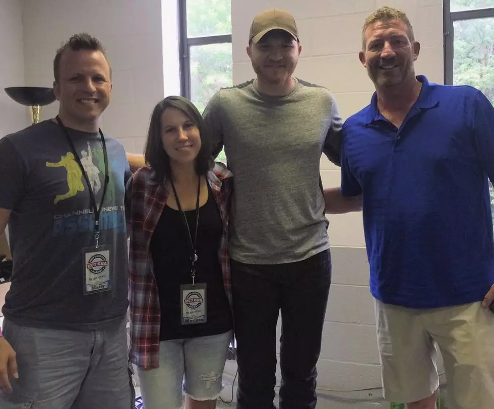 Matty and Marissa Interview Eric Paslay Backstage at SPAC [AUDIO]