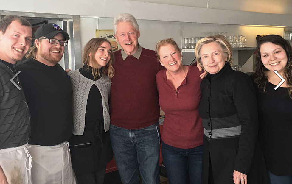 The Clintons Dined In Hudson The Other Day