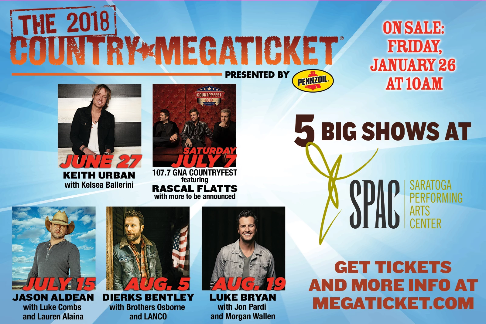 Win Country Megatickets This Weekend on the WGNA App