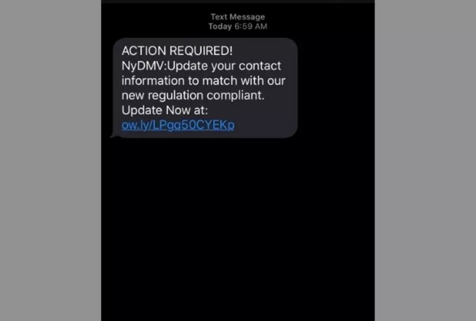 NY DMV Warns Of Texting Scam