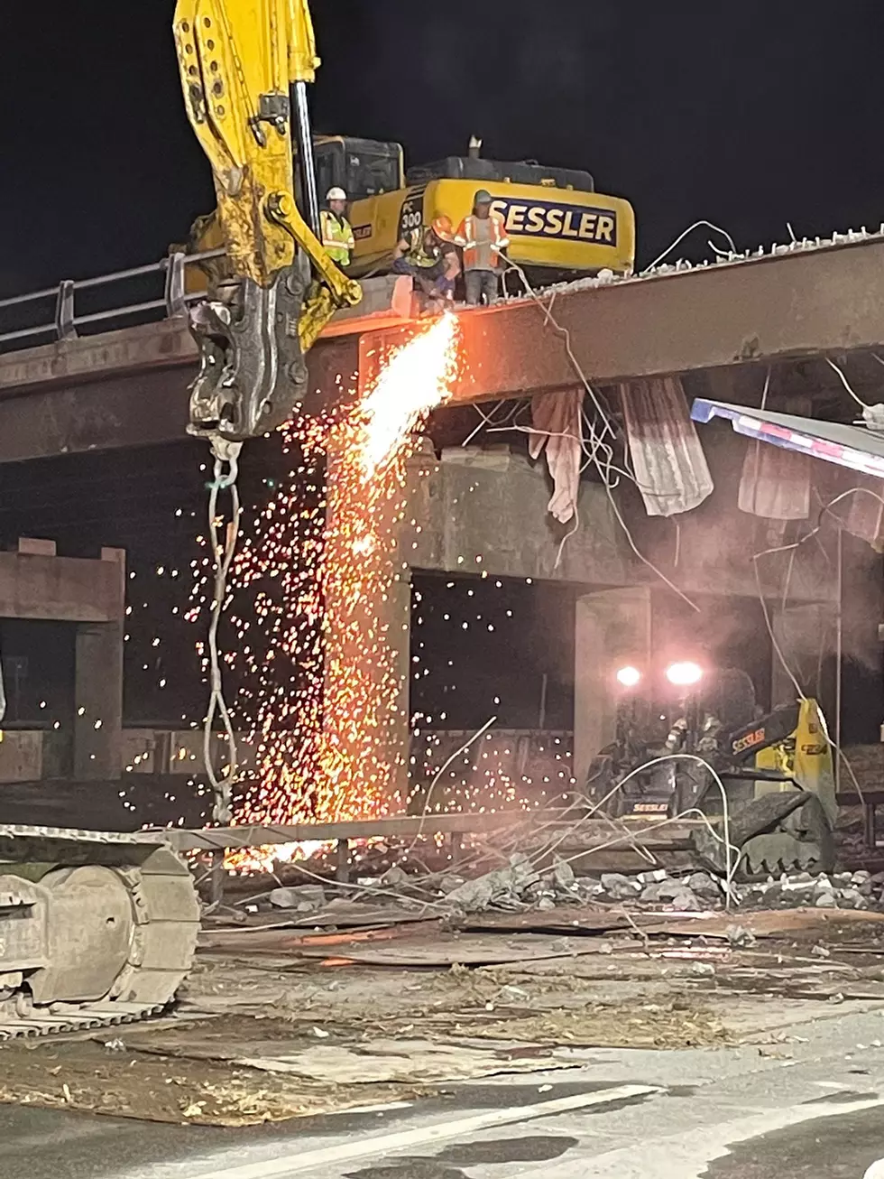 Sparks Fly as Crews Repair Clifton Park Bridge [PICS]