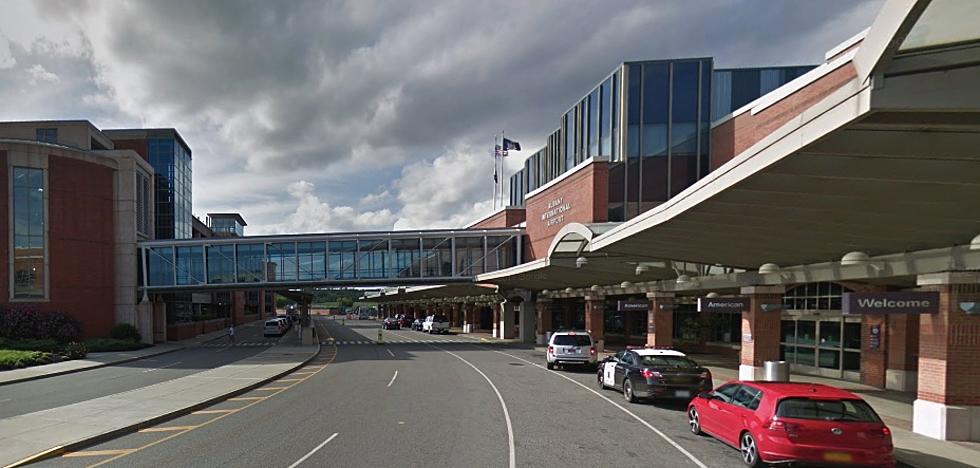 Pedestrian Bridge Torn Down at Albany International Airport
