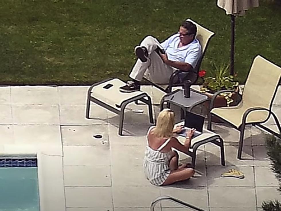 Chillin&#8217; Like a Villian: Cuomo Relaxes by Pool in Albany While Career Sinks