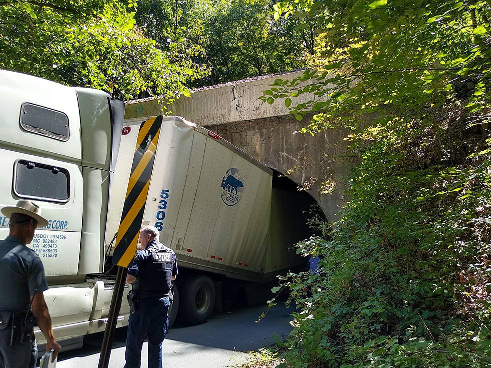 Big Rig Loses Fight With Tiny Tunnel In Clifton Park