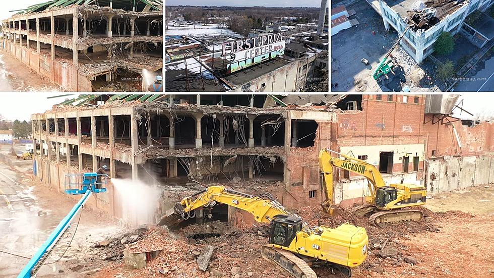 Oddly Satisfying! Drone Vid and Pics Show Destruction of Albany Eyesore
