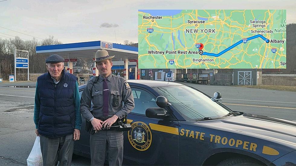Troopers Helps Elderly Man Left By His Family at Upstate Rest Stop